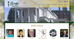 Desktop Screenshot of berginfuneralhome.com